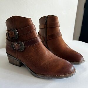 Sterling River Boots Size 8 Brown Leather Ankle